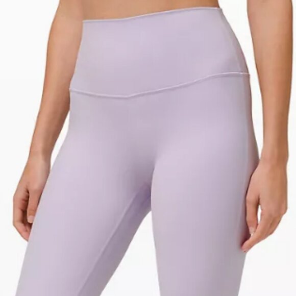 lululemon athletica Pants - Lululemon Align High-Rise Crop 21" Leggings Lavender Dew Size 12